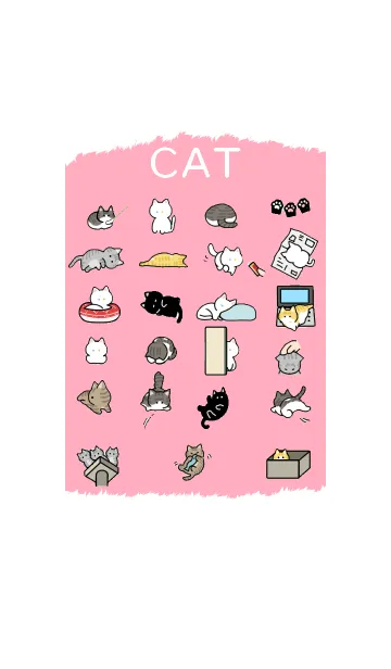 [LINE着せ替え] 猫いろいろ.の画像1