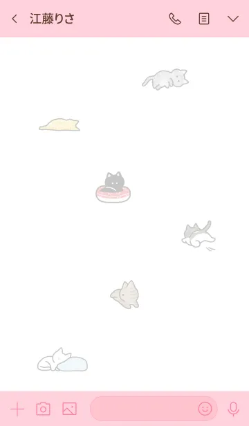 [LINE着せ替え] 猫いろいろ.の画像3