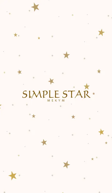 [LINE着せ替え] SIMPLE STAR -NATURAL YELLOW- 14の画像1