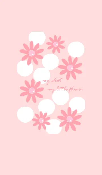 [LINE着せ替え] My chat my little flower 11の画像1