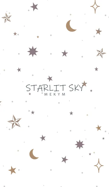 [LINE着せ替え] STARLIT SKY -MEKYM- 19の画像1