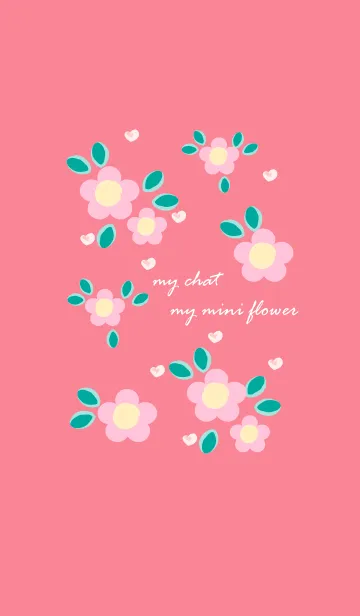 [LINE着せ替え] My chat my mini flower 2の画像1