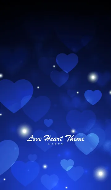 [LINE着せ替え] Love Heart Theme -ETERNAL BLUE-の画像1