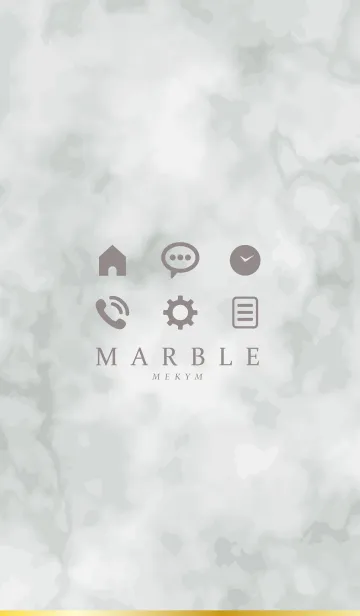 [LINE着せ替え] MARBLE -SIMPLE MONOTONE- 17の画像1