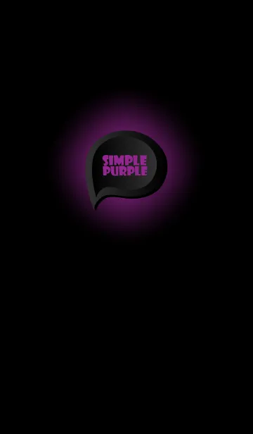 [LINE着せ替え] Purple Button In Black (jp)の画像1