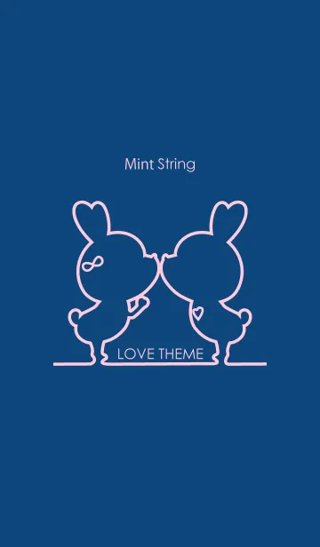 [LINE着せ替え] Pink String LOVE THEME 14.の画像1