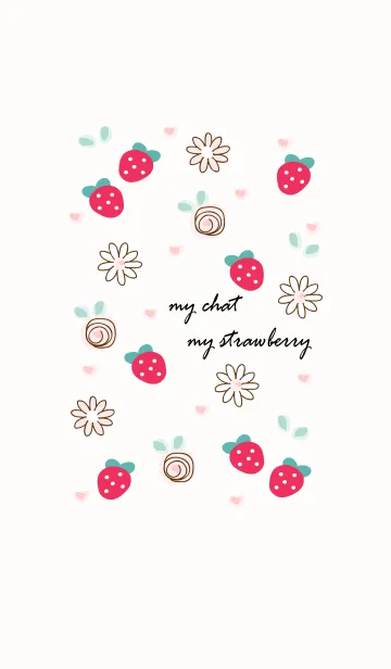 [LINE着せ替え] My chat my strawberry 2の画像1