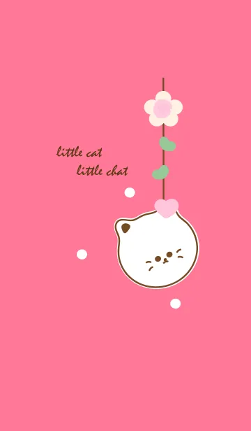 [LINE着せ替え] little cat with little heart 18の画像1