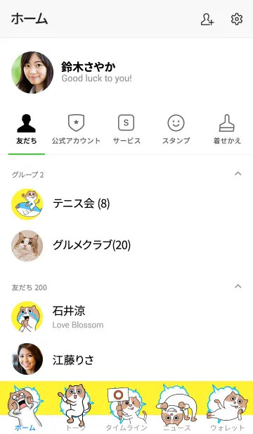 [LINE着せ替え] ネコGO3の画像2