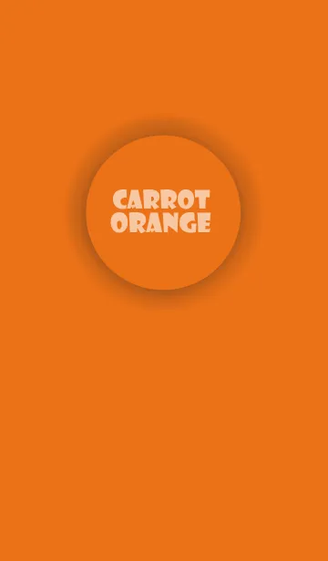 [LINE着せ替え] Love Carrot Orange Button V.2 (jp)の画像1