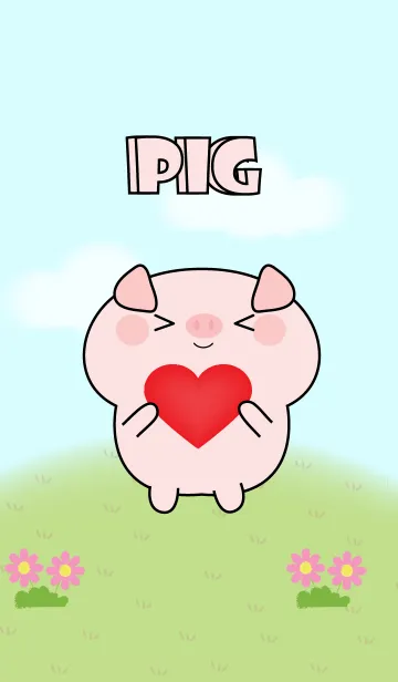 [LINE着せ替え] My Cute Pig Theme (jp)の画像1