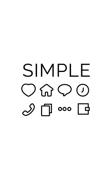 [LINE着せ替え] -SIMPLE-の画像1